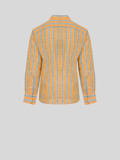 STRIPED LINEN SHIRT