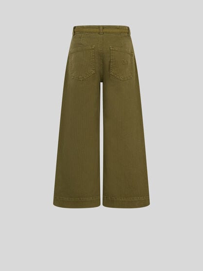 STRETCH COTTON TROUSERS