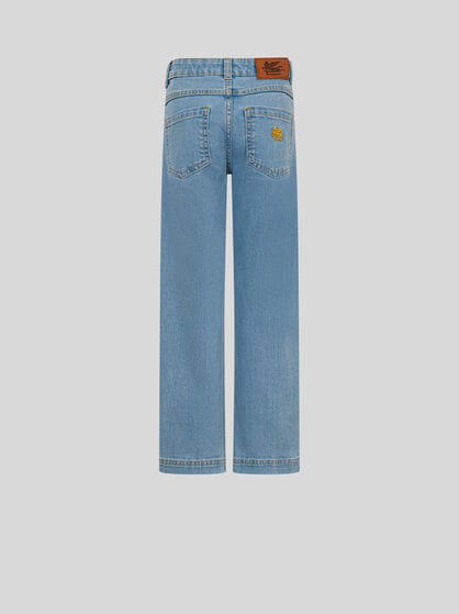 FIVE-POCKET JEANS WITH PEGASO
