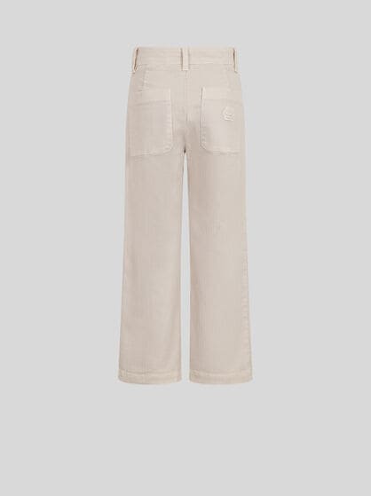 HERRINGBONE-WOVEN TROUSERS