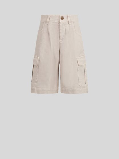 STRETCH COTTON SHORTS