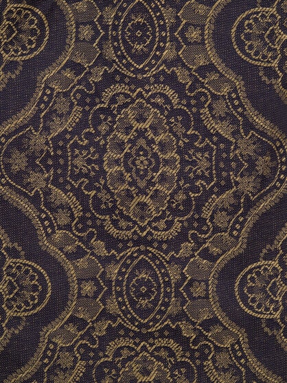 SKIRT WITH GOLD DAMASK JACQUARD MOTIF