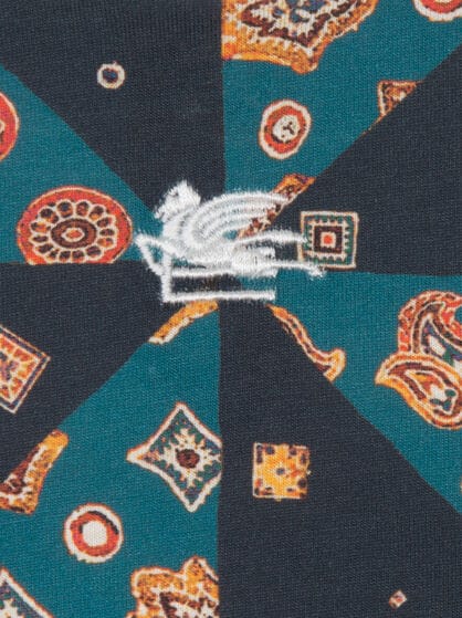 PATCHWORK CREW-NECK T-SHIRT