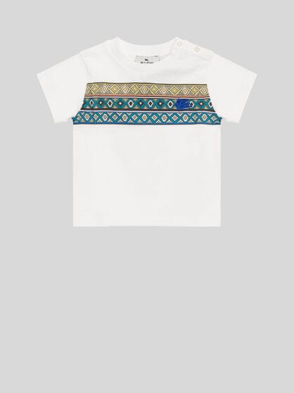 GEOMETRIC-PATTERNED T-SHIRT