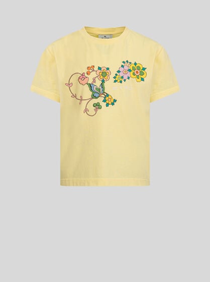 T-SHIRT WITH FLORAL PRINT