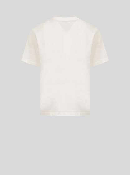 T-SHIRT WITH PRINT AND EMBROIDERY