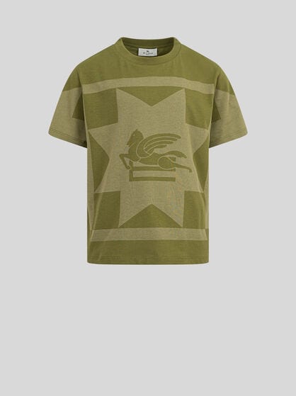 JERSEY T-SHIRT WITH PEGASO