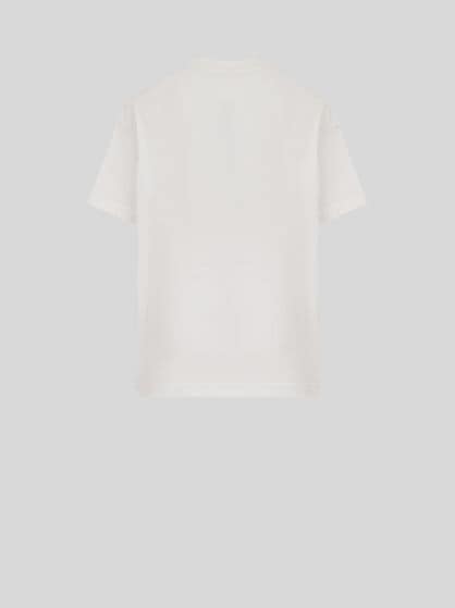 T-SHIRT WITH EMBROIDERED PEGASO PATCH