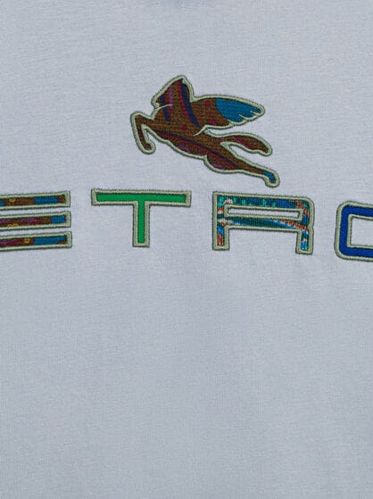 PRINTS LEGACY T-SHIRT WITH PEGASO AND LETTERING