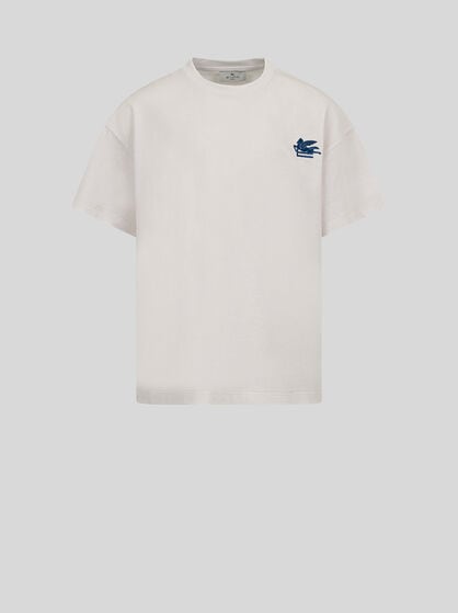 T-SHIRT WITH PEGASO EMBROIDERY