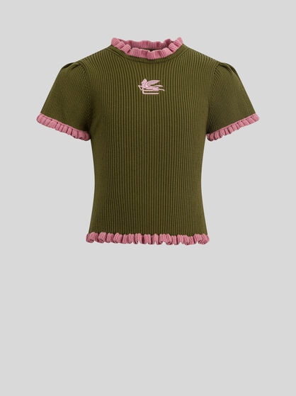 KNIT T-SHIRT WITH PEGASO