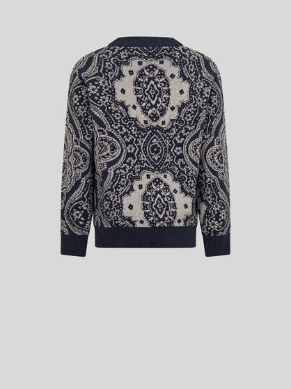 JUMPER WITH MEDALLION MOTIF