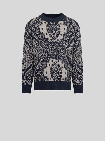 JUMPER WITH MEDALLION MOTIF