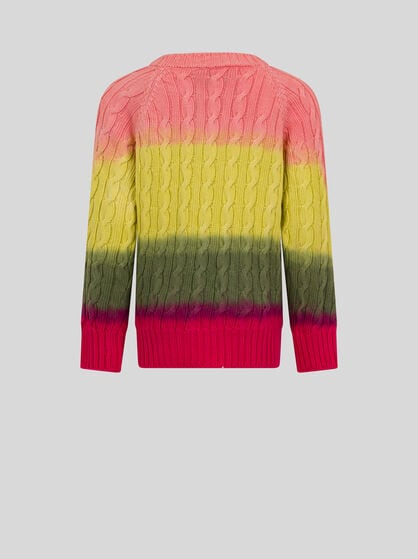 CABLE-KNIT JUMPER