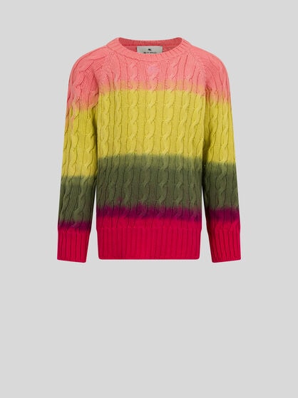CABLE-KNIT JUMPER