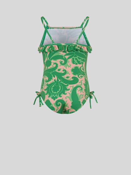FLORAL PAISLEY SWIMSUIT