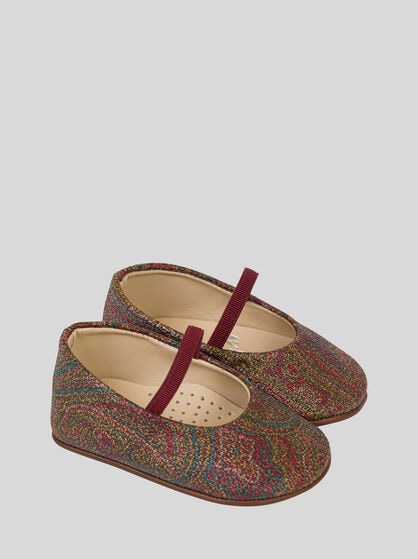PAISLEY JACQUARD BALLET FLATS