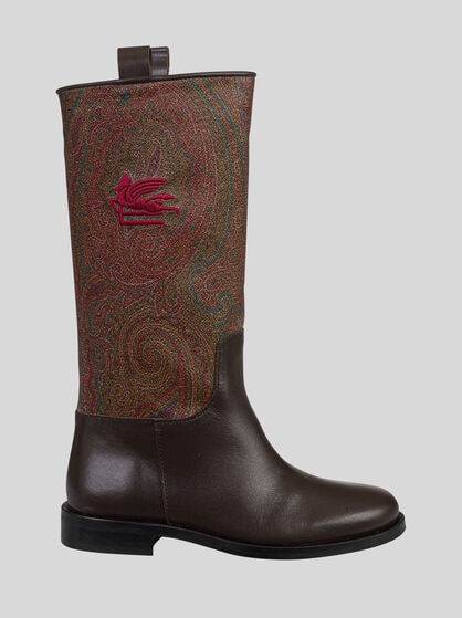 PAISLEY JACQUARD BOOTS