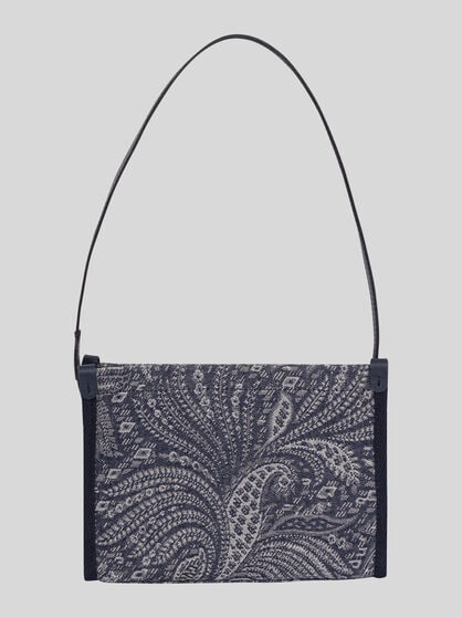 PAISLEY JACQUARD DENIM BAG