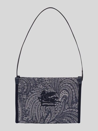 PAISLEY JACQUARD DENIM BAG
