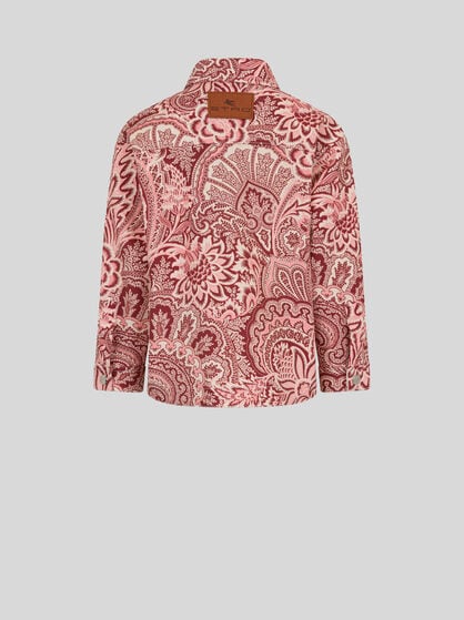 JACKET WITH FLORAL PRINT