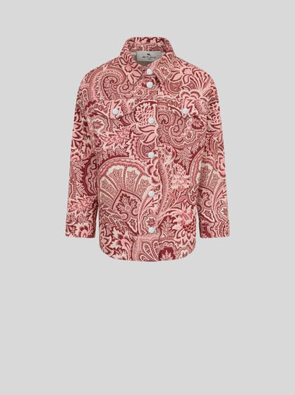 JACKET WITH FLORAL PRINT