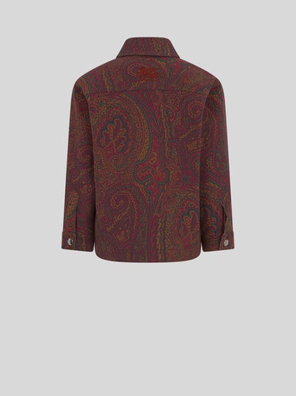 PAISLEY DENIM OVERSHIRT