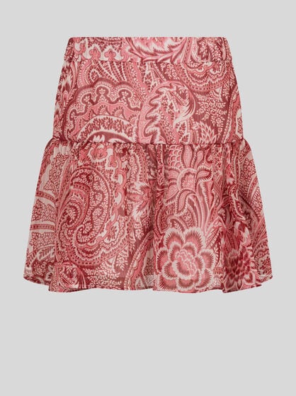 SKIRT WITH FLORAL PRINT