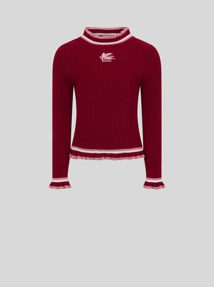SWEATER WITH EMBROIDERED PEGASO