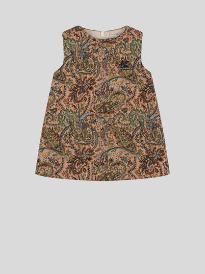 JACQUARD FABRIC TUNIC DRESS