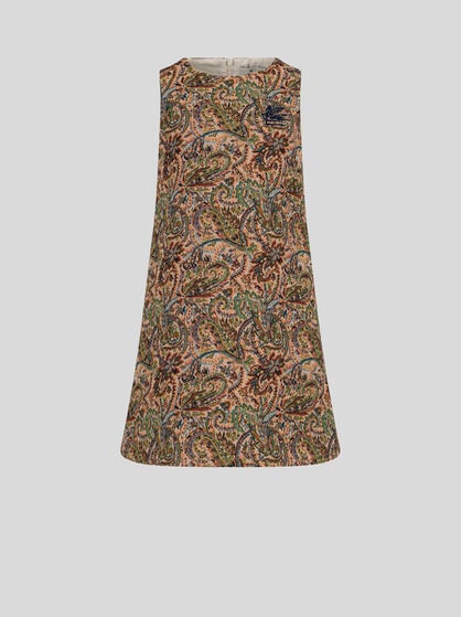 JACQUARD FABRIC TUNIC DRESS