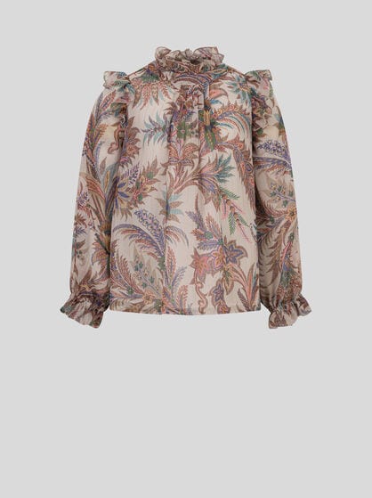 BLOUSE IN LIGHTWEIGHT CREPON