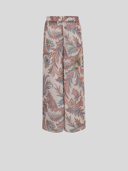 PALAZZO TROUSERS IN LIGHTWEIGHT CREPON