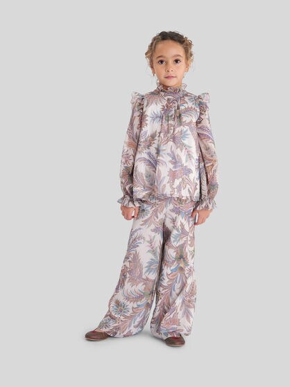 PALAZZO TROUSERS IN LIGHTWEIGHT CREPON