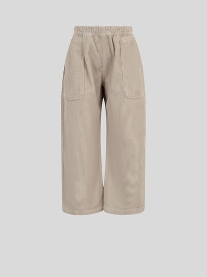 PANTALONI IN VELLUTO A COSTE