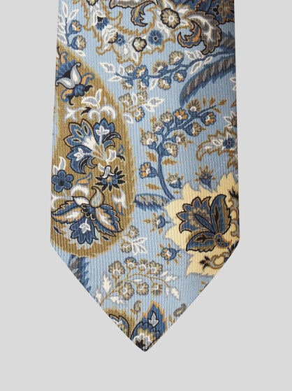 KRAWATTE MIT FLORALEM PAISLEY-MUSTER