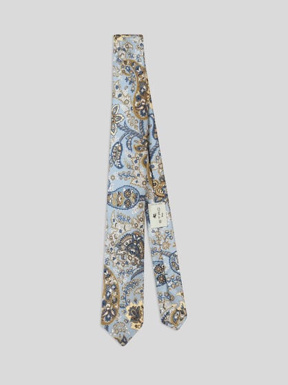 KRAWATTE MIT FLORALEM PAISLEY-MUSTER