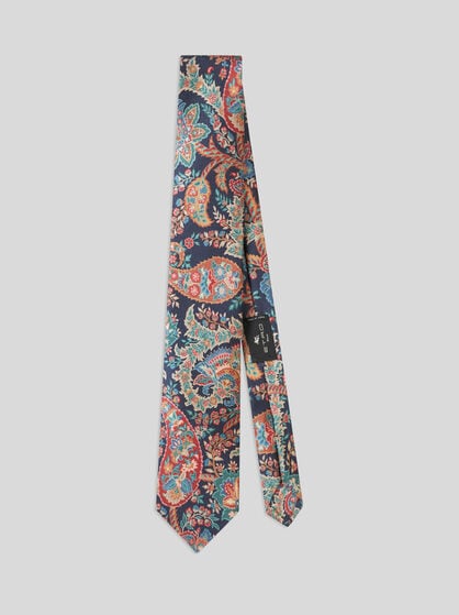 KRAWATTE MIT FLORALEM PAISLEY-MUSTER
