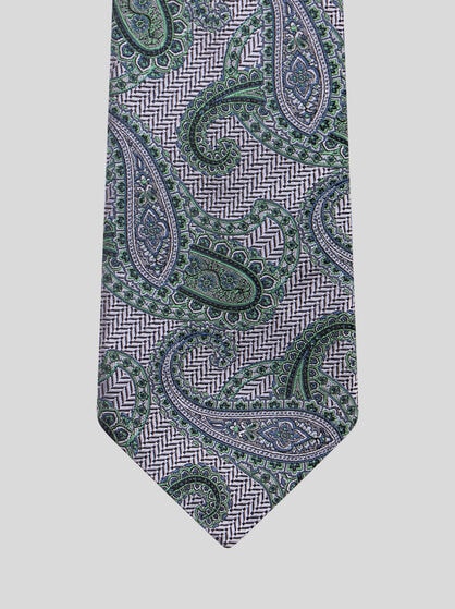 CRAVATE EN JACQUARD DE SOIE PAISLEY
