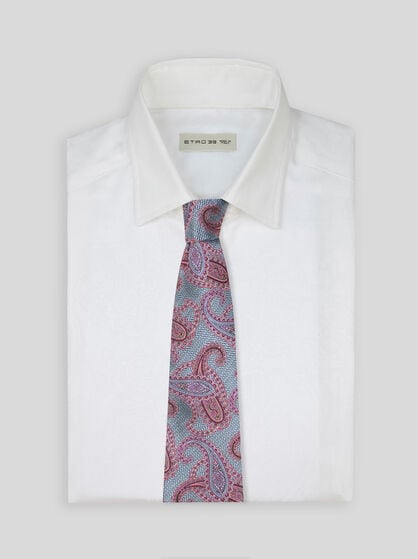 CORBATA DE SEDA PAISLEY JACQUARD