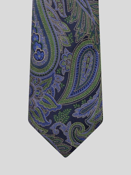 CORBATA DE SEDA PAISLEY JACQUARD