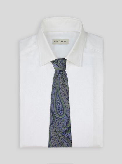 CORBATA DE SEDA PAISLEY JACQUARD