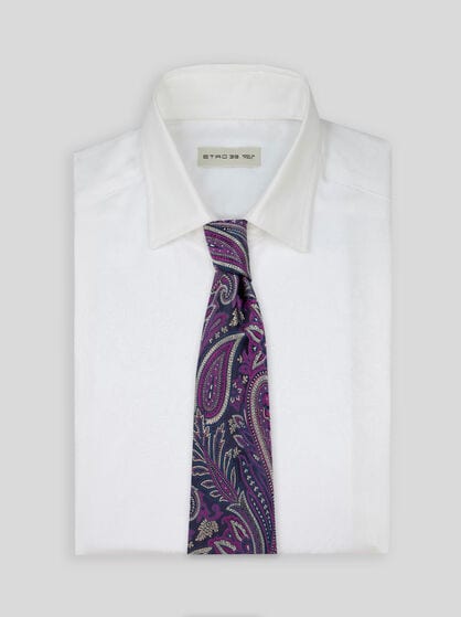 CORBATA DE SEDA PAISLEY JACQUARD
