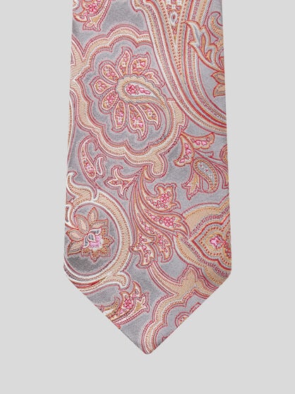 PAISLEY SILK JACQUARD TIE