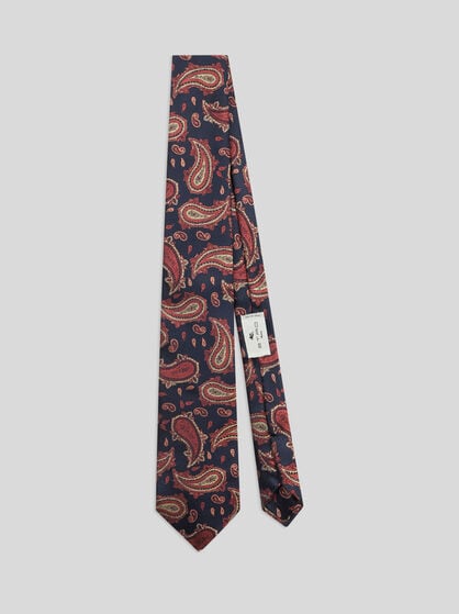 CRAVATE EN JACQUARD DE SOIE PAISLEY