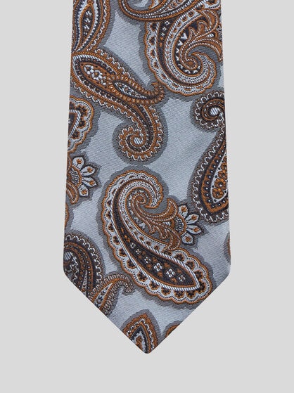 CRAVATE EN JACQUARD DE SOIE PAISLEY
