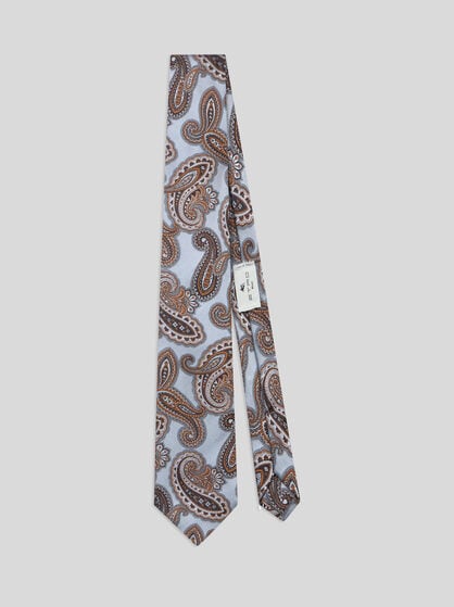 CRAVATE EN JACQUARD DE SOIE PAISLEY