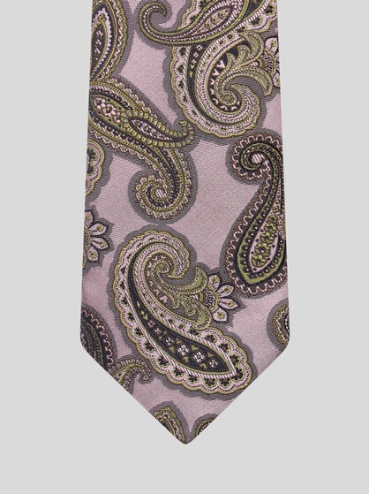 PAISLEY SILK JACQUARD TIE