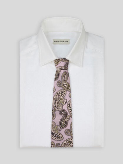 PAISLEY SILK JACQUARD TIE