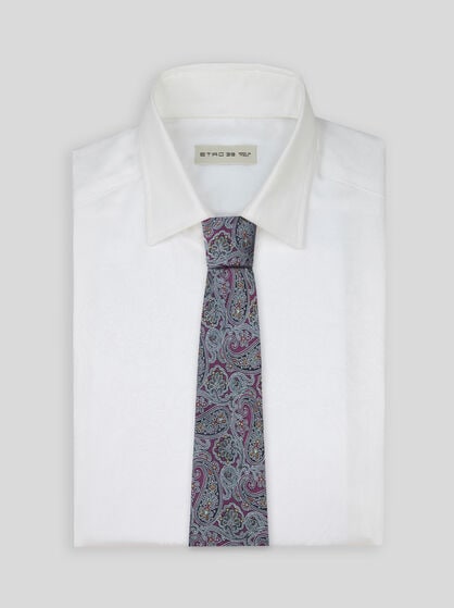 PAISLEY SILK JACQUARD TIE